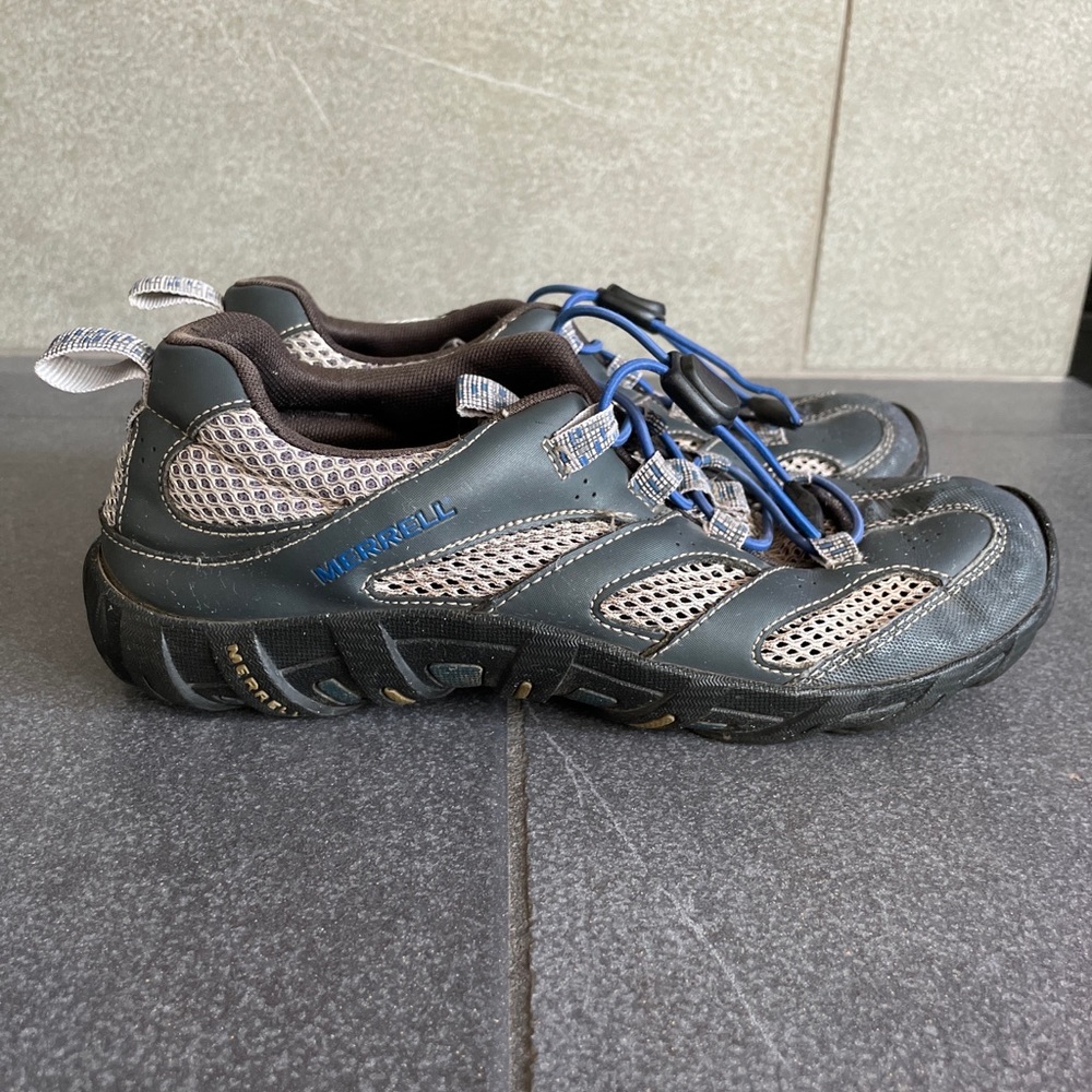 Merrell Caper Bracken Kids Size 6 Brown Hiking Trails Water Shoes
